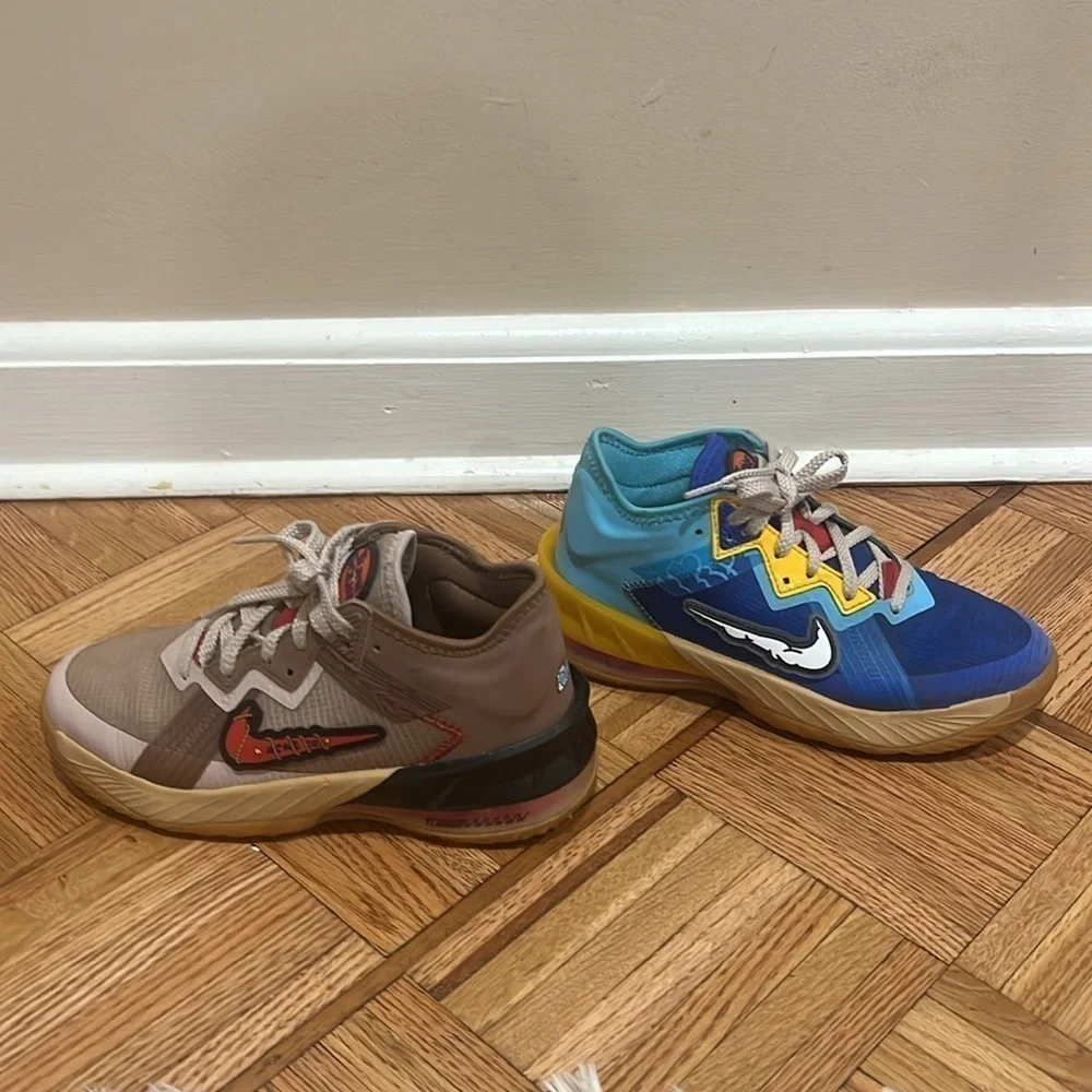 Nike Space Jam X Lebron 18 Low EP Wile E. X Roadrunner Size 4